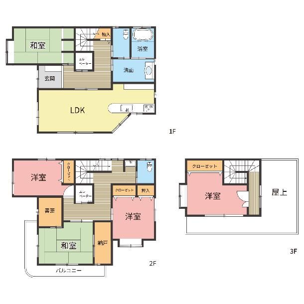 5LDK+S Detached House in Fukuyama, Hiroshima - Thumbnail 2