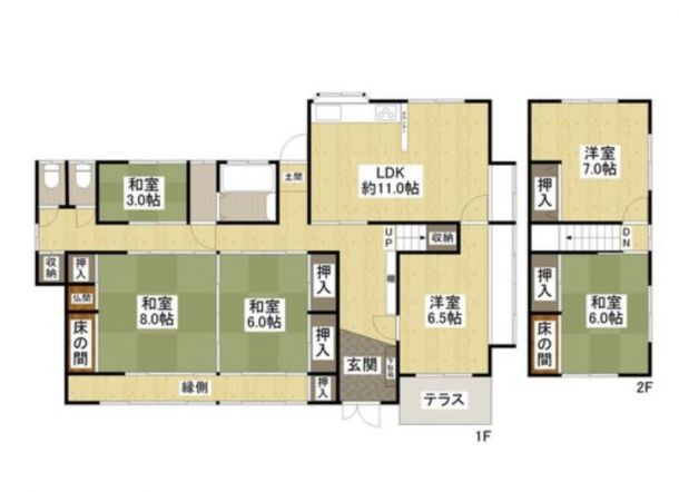 6LDK Detached House with Large Garden in Fukuyama, Hiroshima - Thumbnail 2