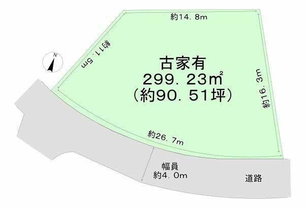 Land for Sale in Kaorigaoka, Hirakata City, Osaka - 299.23m² - Thumbnail 3