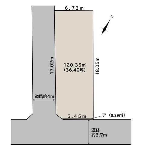 120.35 sqm Building Plot for Sale in Suruga Ward, Shizuoka City - Thumbnail 3