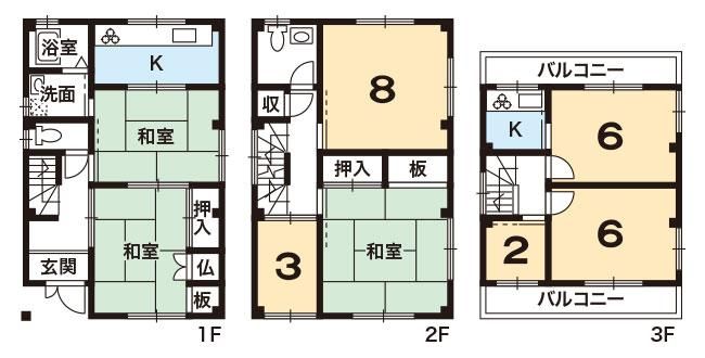 6K Detached House for Sale in Mukō-shi, Kyoto - 21.8M Yen - Thumbnail 2