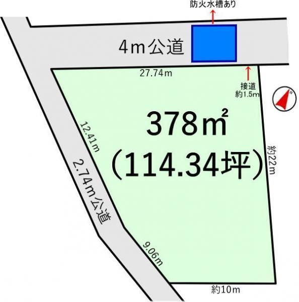 Land for Sale in Tsukuba City, Ibaraki - 378 sqm - Image 1