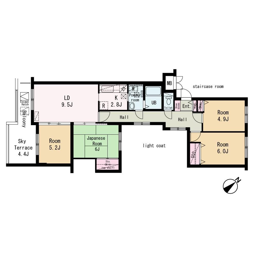 4LDK Apartment in Shiroishi-ku, Sapporo for 6 Million Yen - Thumbnail 2