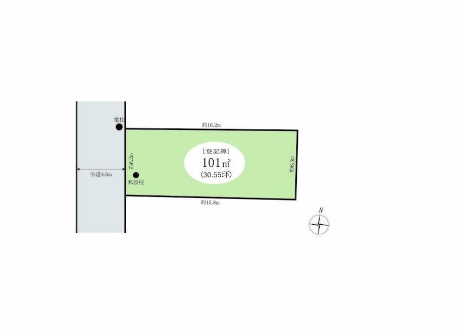 101m2 Land for Sale in Kitakokubun, Ichikawa - Thumbnail 3