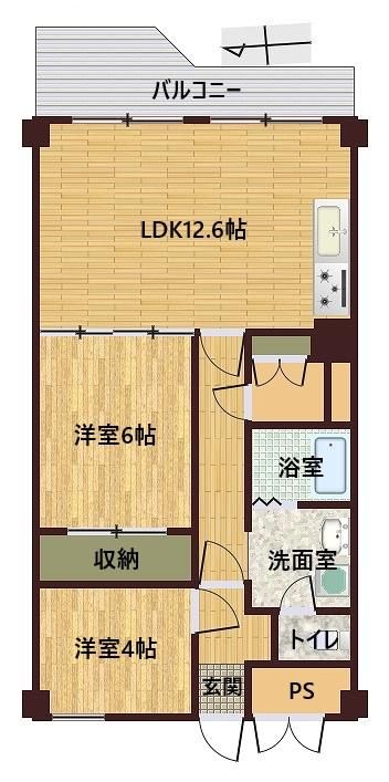 2LDK Apartment for Sale in Asahikawa, Hokkaido - 56.1 sqm - Thumbnail 4