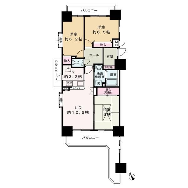 Sunrise Mansion Iwade 8 - 3LDK Apartment for Sale in Wakayama - Thumbnail 2