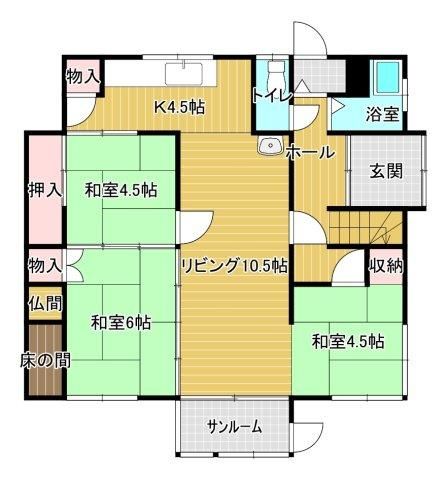 5LDK House with Garden in Iwamizawa, Hokkaido - 1,000,000 Yen - Thumbnail 3