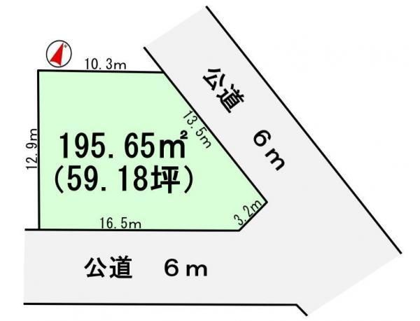 Land for Sale in Jiyugaoka, Tsukuba City - 195.65m² - Thumbnail 3