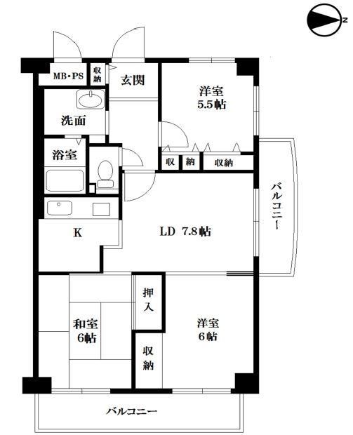 Dormi Minami Toyonaka 3LDK Apartment for Sale in Osaka - Thumbnail 3