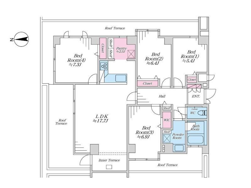 4LDK Apartment for Sale in Atsugi, Kanagawa - 106.66 sqm - Image 1