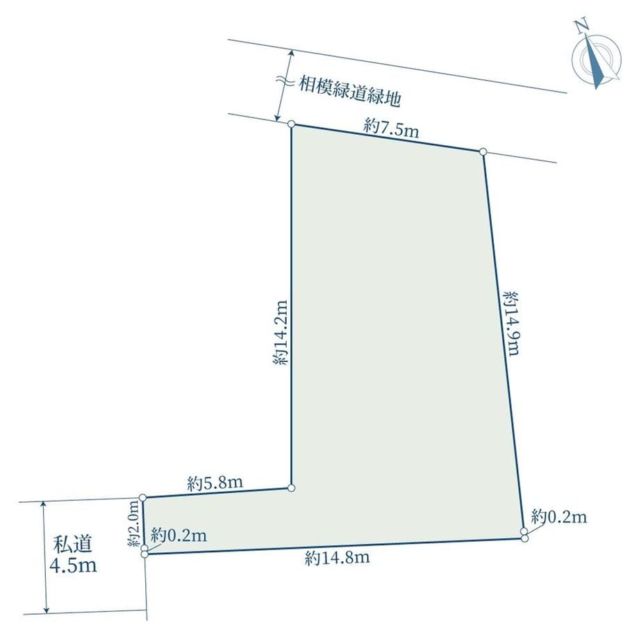 Land for Sale in Unomori, Minami-ku, Sagamihara - 144.1 sqm - Thumbnail 2