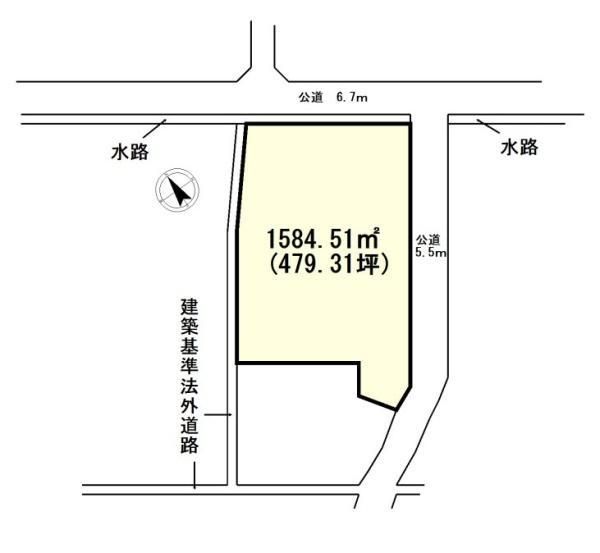 Large 1584 sqm Land Plot for Sale in Kazo, Saitama - Image 1