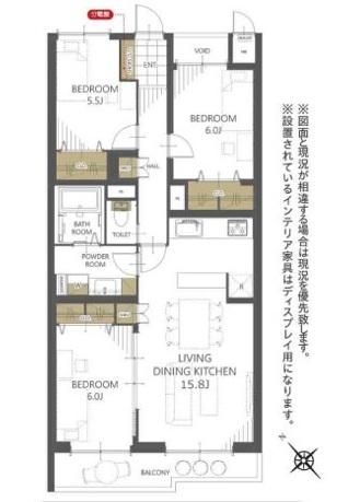 3LDK Apartment for Sale in Suruga Ward, Shizuoka - Thumbnail 4