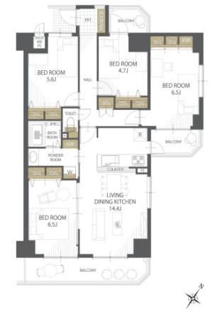 4LDK Apartment for Sale in Kochi City, Kochi Prefecture - Image 1