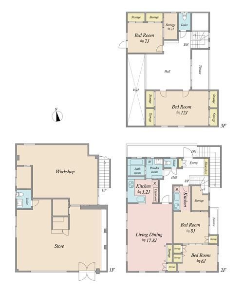 4LDK Mixed-Use Building in Akishima, Tokyo - Image 1