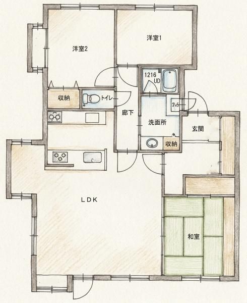 3LDK Renovated Apartment for Sale in Miyazaki City - Thumbnail 4
