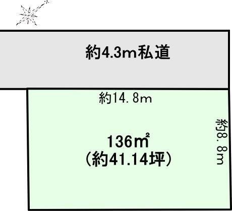 Land for Sale in Tsuchiura, Ibaraki - 136 sqm, 3.7 Million Yen - Thumbnail 3