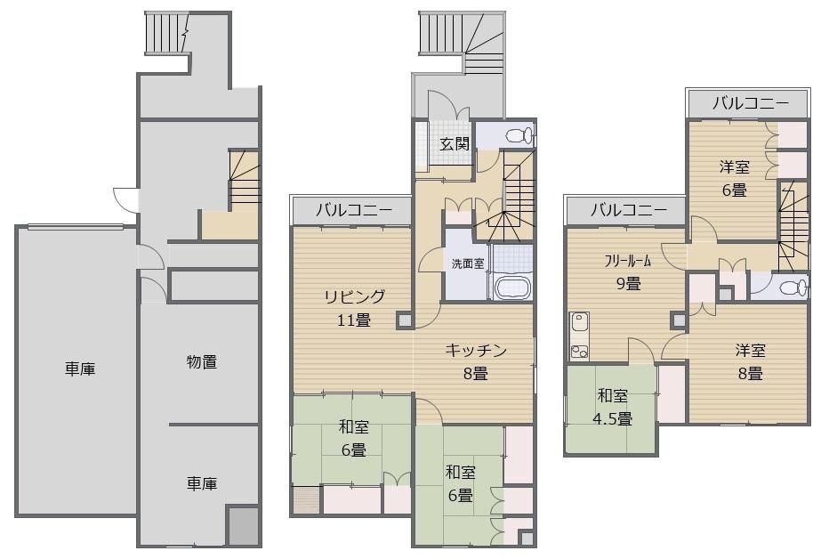 5LDK Detached House for Sale in Higashi-ku, Sapporo - Thumbnail 3
