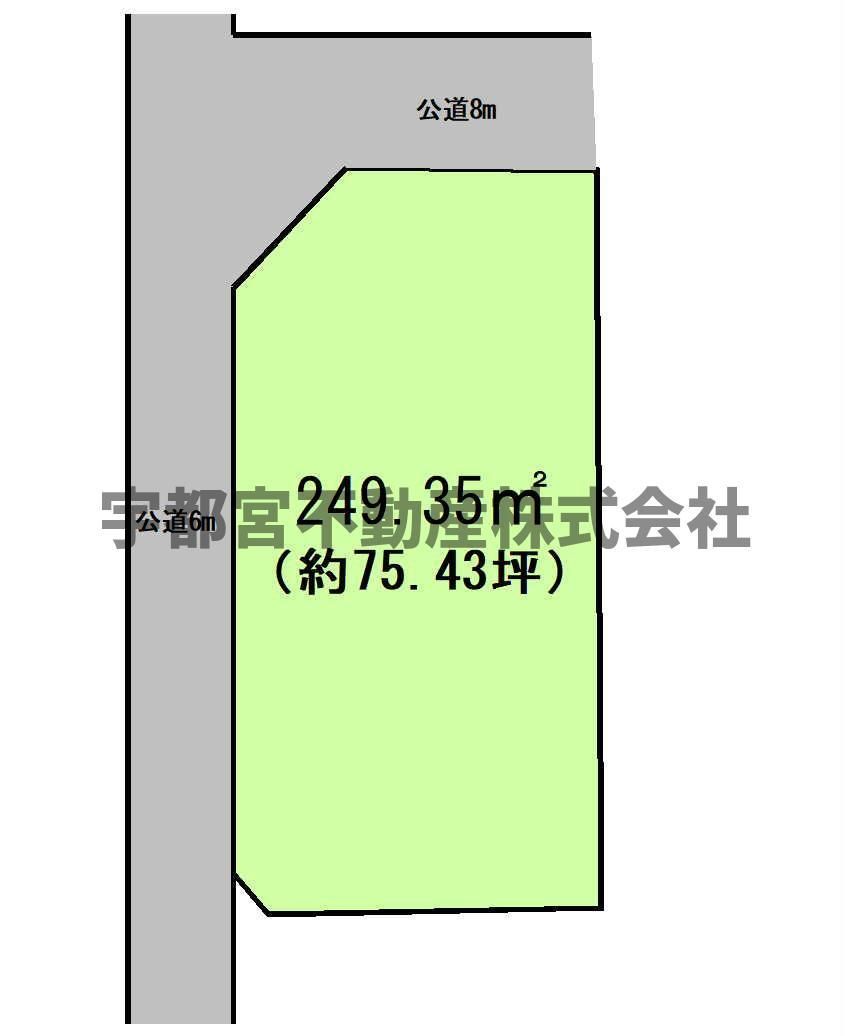 Oyama Tochigi Land for Sale - 249.35 sqm Corner Lot Near Station - Image 1