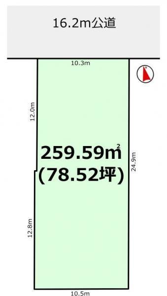 Land for Sale in Dashiyama-cho, Ryugasaki City, Ibaraki - 259.59 sqm - Thumbnail 3