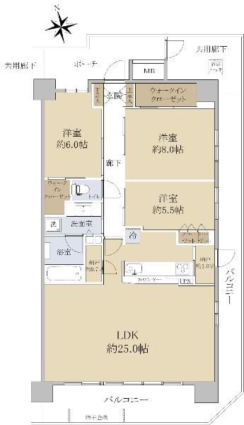 3LDK Apartment for Sale in Sendai, Miyagi - 100m² - Thumbnail 3