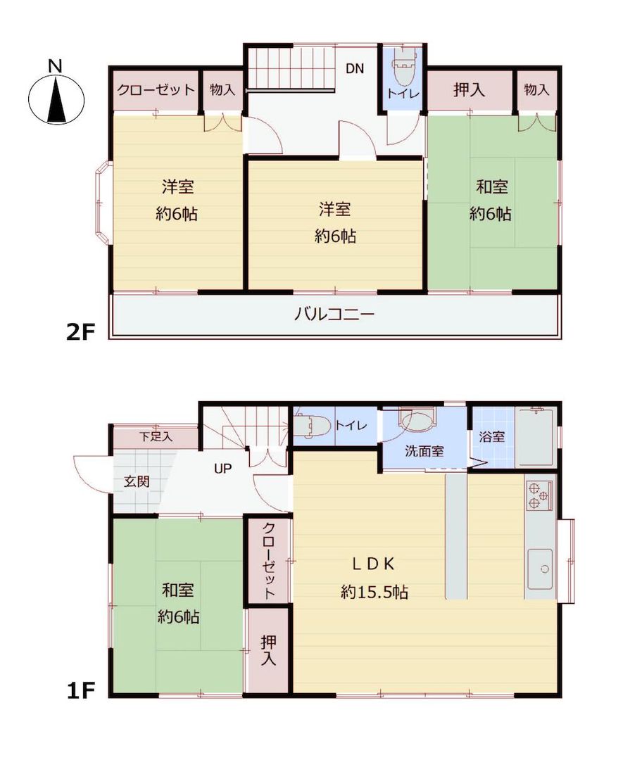 4LDK Detached House in Tokorozawa, Saitama - 12.9M Yen - Thumbnail 2