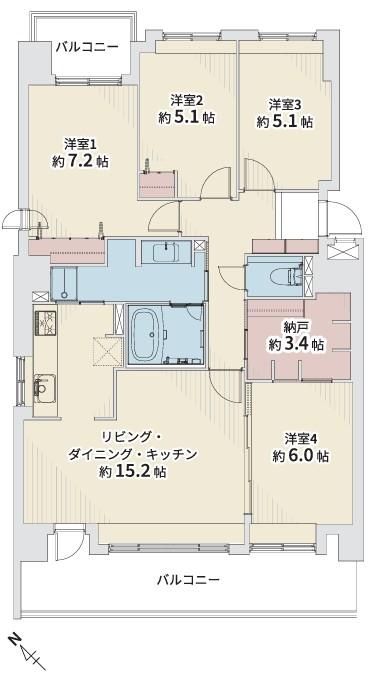 Renovated 4LDK Apartment Near Kotoni Station, Sapporo - Thumbnail 2