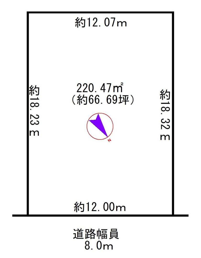 220m2 Building Plot for Sale in Kita-Go, Shiroishi-ku, Sapporo - Thumbnail 3