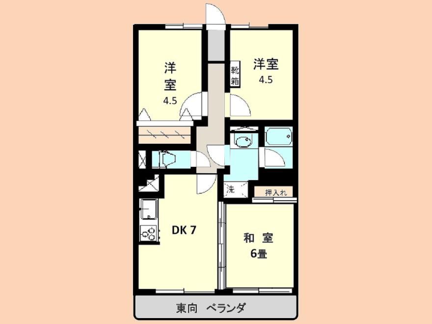 Lions Mansion Chuo-Rinkan 3DK Apartment for Sale in Yamato - Thumbnail 4