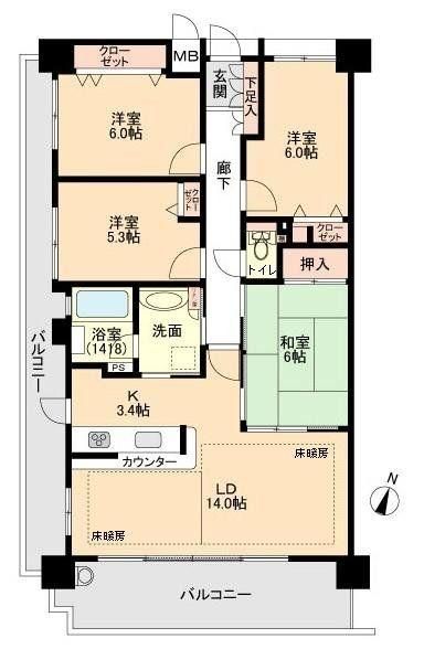 4LDK Apartment for Sale in Seto City, Aichi Prefecture - Thumbnail 2