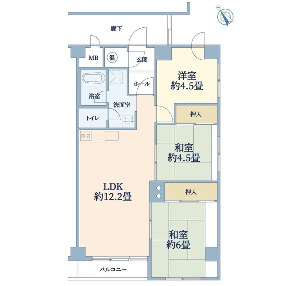 3LDK Apartment for Sale in Sapporo Nishi Ward, 68m2 - Thumbnail 4