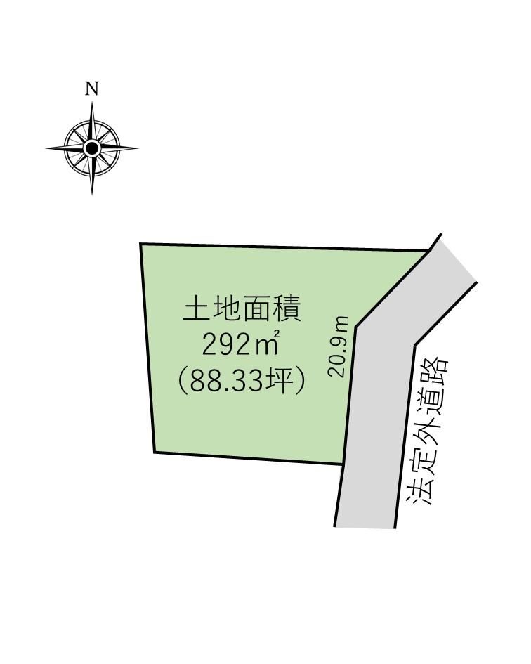 292m2 Land Plot for Sale in Sendai's Taihaku Ward - Thumbnail 2