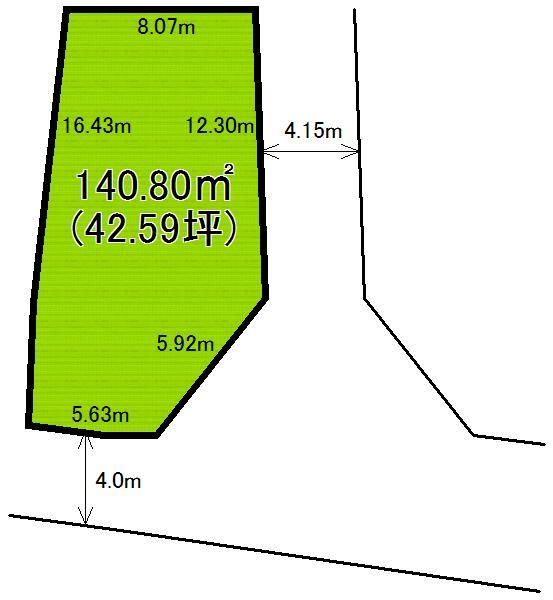 140.8m2 Land for Sale in Joetsu, Niigata - Corner Lot - Thumbnail 4
