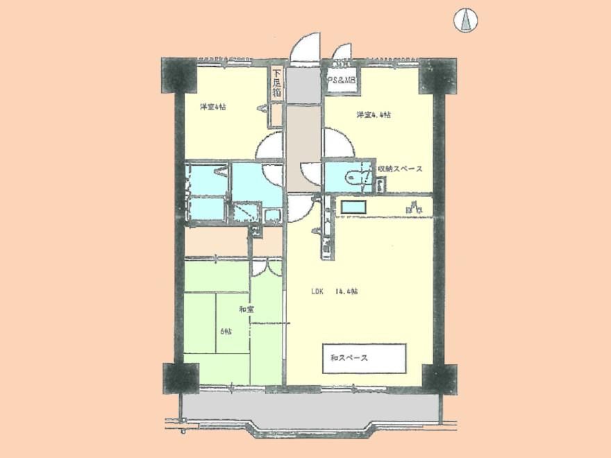 3LDK Apartment for Sale in Ebina, Kanagawa - 63m2 - Thumbnail 2