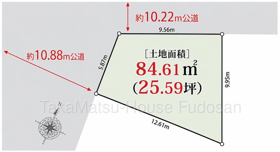 84m2 Corner Building Lot in Setagaya, Tokyo - Thumbnail 2