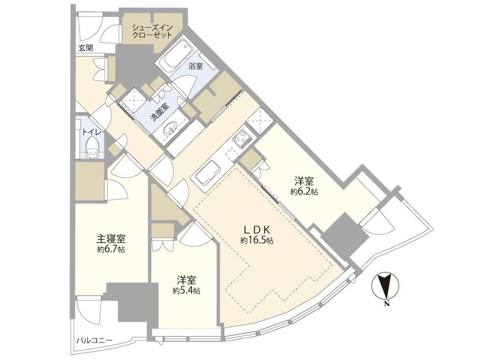 New 3LDK Apartment in Chuo Ward, Tokyo with Ocean View - Thumbnail 4
