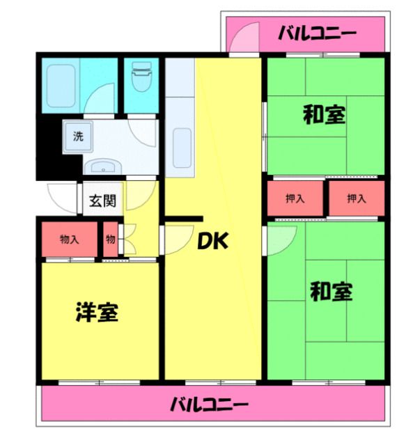 3DK Apartment for Rent in Toride, Ibaraki - Thumbnail 4