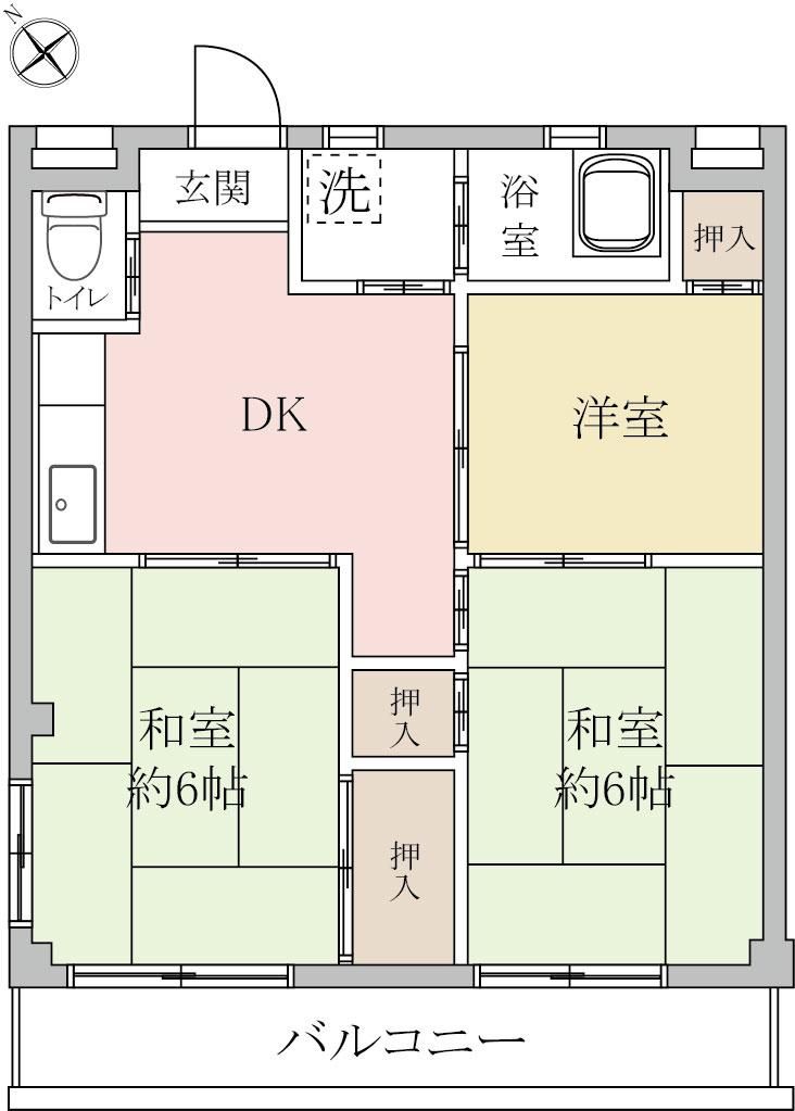 3DK Apartment for Sale in Minuma-ku, Saitama City - Thumbnail 3