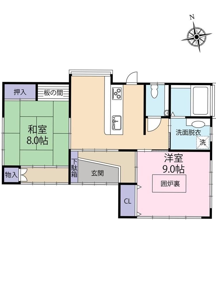 2DK Detached House with Large Land in Tamura, Fukushima - Thumbnail 4