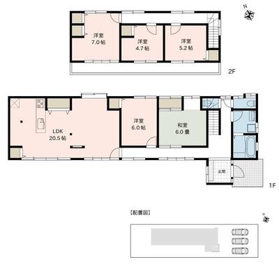 Renovated 5LDK House Near Nakano Matsukawa Station — Floorplan, Nakano, Nagano
