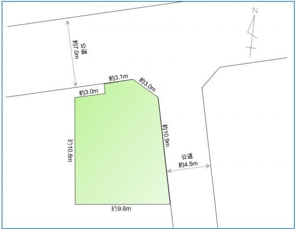 Land for Sale in Kiyose, Tokyo - 107 sqm Corner Lot - Thumbnail 2