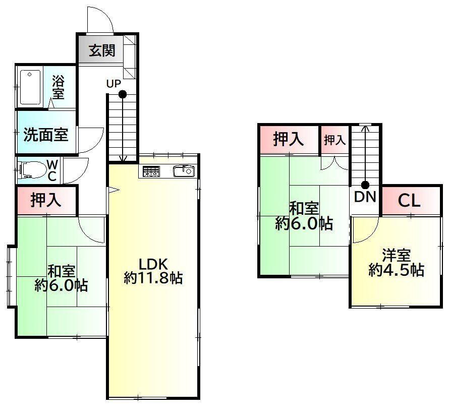3LDK Detached House for Sale in Miyagino, Sendai, 70.38m2 - Thumbnail 4