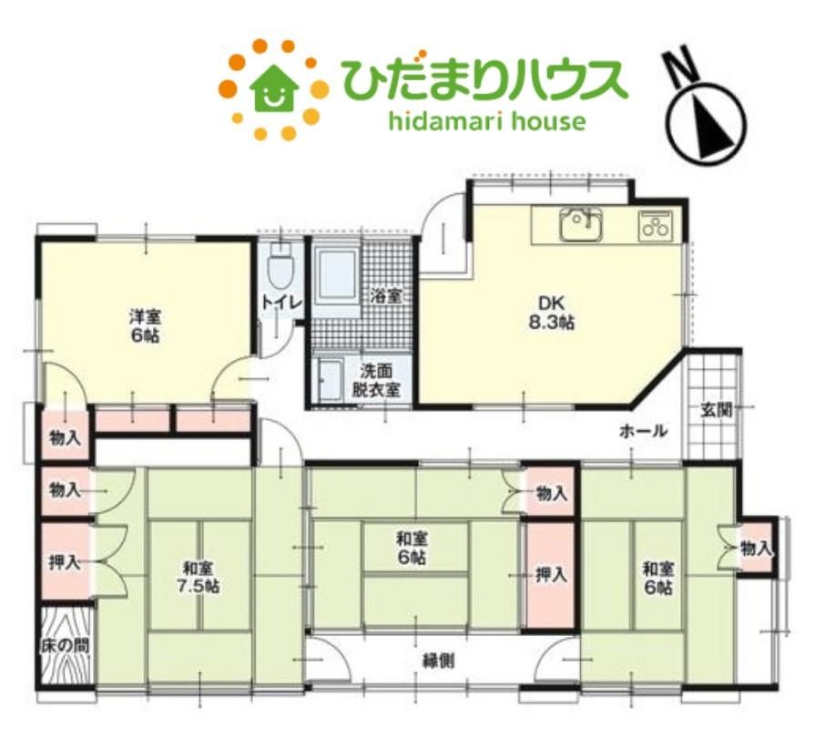 4DK Detached House on 500m2 Land in Honjo City, Saitama - Thumbnail 2
