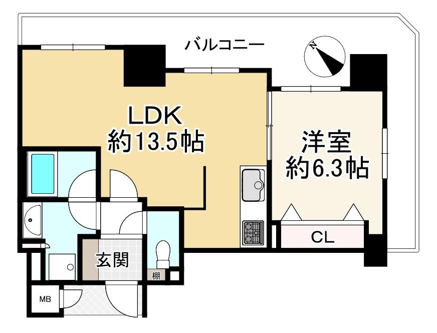 1LDK Apartment for Sale in Sakai-ku, Osaka - Thumbnail 4
