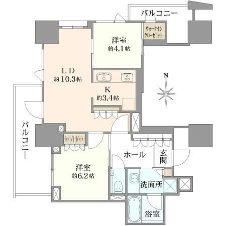 Proud Tower Meieki - New 2LDK Apartment in Nagoya - Thumbnail 4