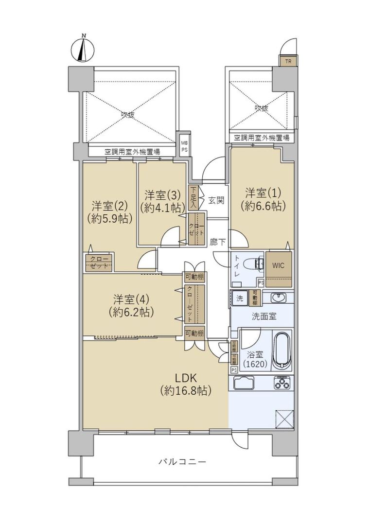 4LDK Apartment for Sale in Koto City, Tokyo - 90.01m2 - Thumbnail 3