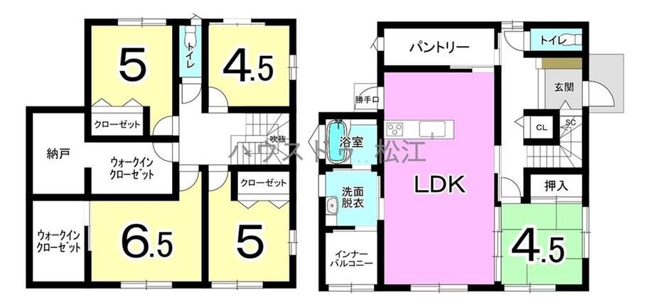 5LDK Detached House for Sale in Matsue, Shimane - 2020 Build - Thumbnail 4