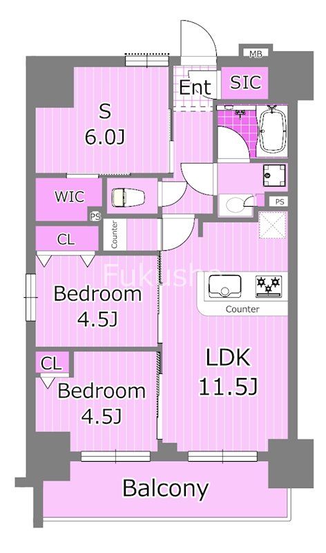 New 2SLDK Apartment for Rent in Naka-ku, Yokohama - Thumbnail 2