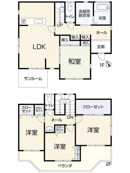 4LDK House for Sale in Ryugasaki, Ibaraki - 105.75m2 - Thumbnail 2