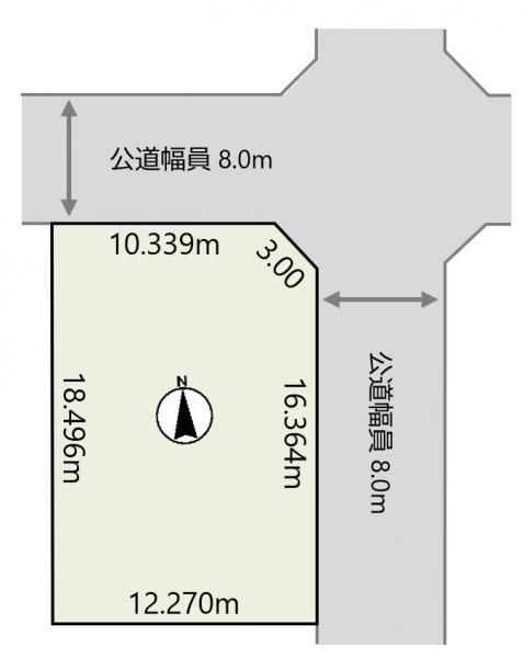 Land for Sale in Kitahiroshima, Hokkaido – 226.58m² Corner Lot - Image 1